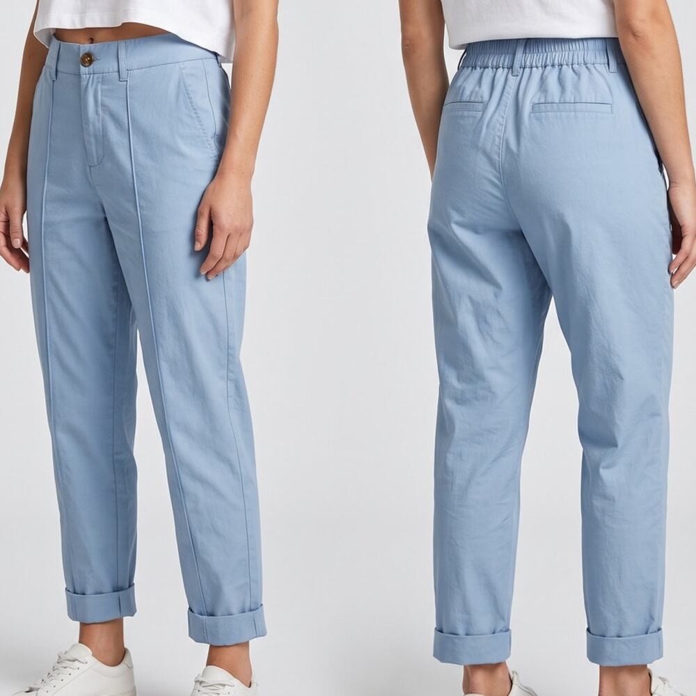 A New Day Womens Size 8 Blue Rayon Polyester Pants